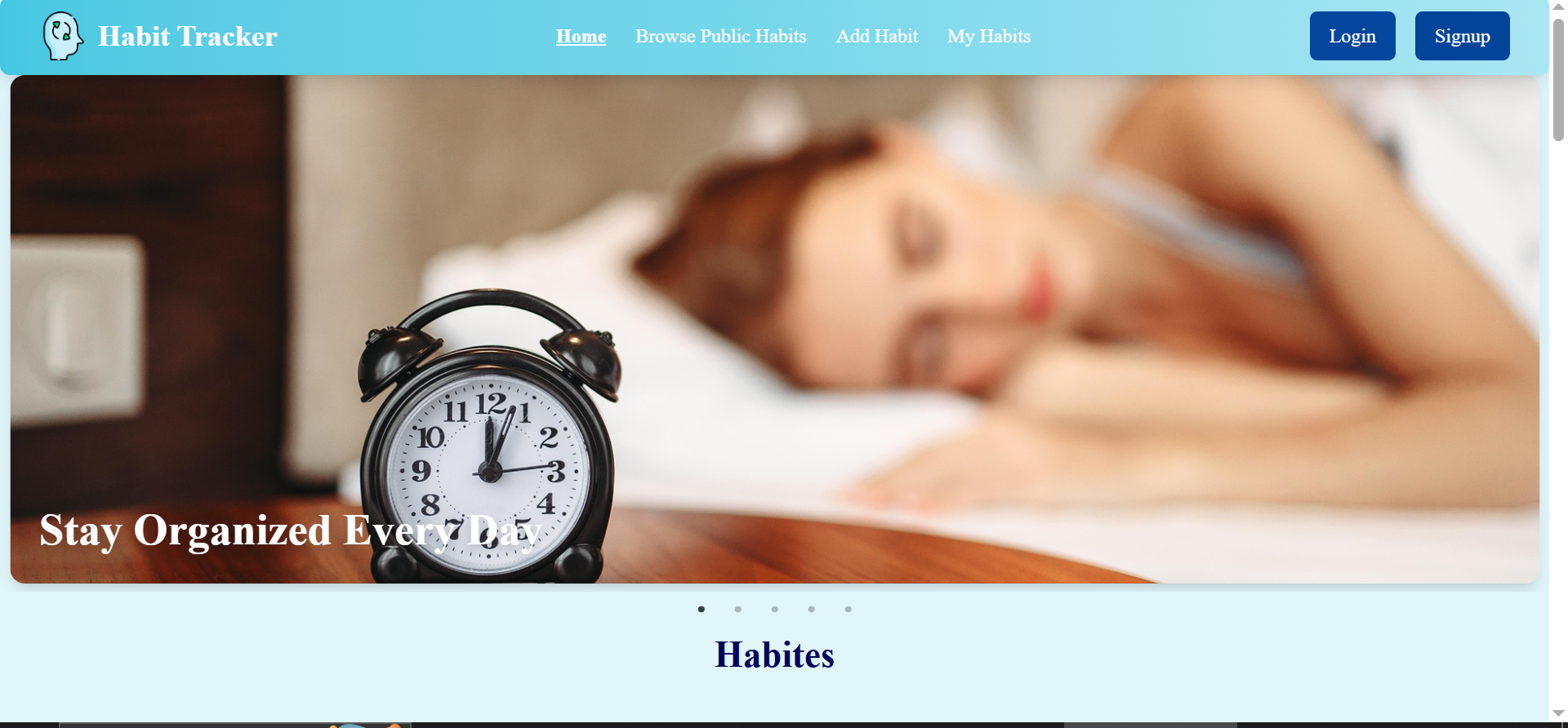 Habit Tracker Web App